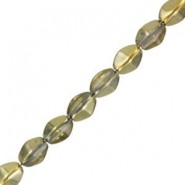 Czech Pinch beads kralen 5x3mm Crystal amber 00030/26441